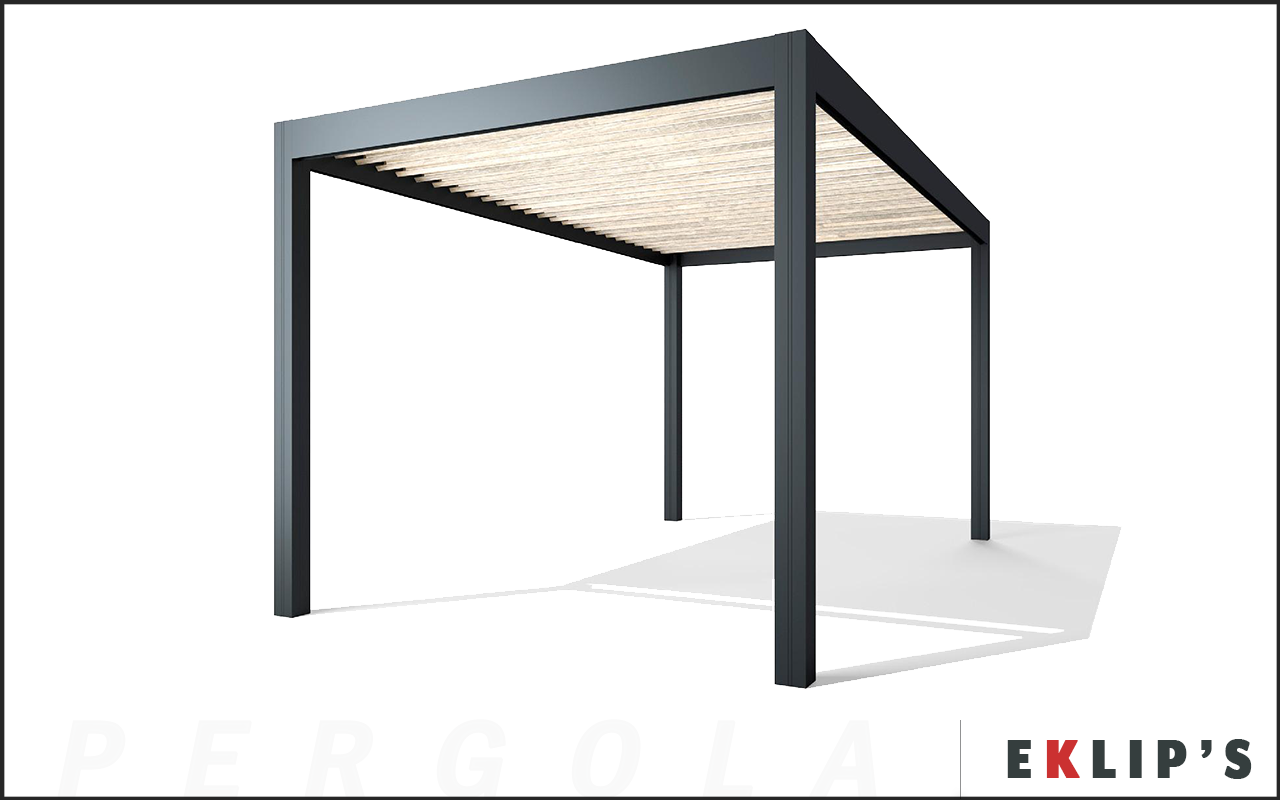 Catégorie Pergola en aluminium bioclimatique modèle Eklips