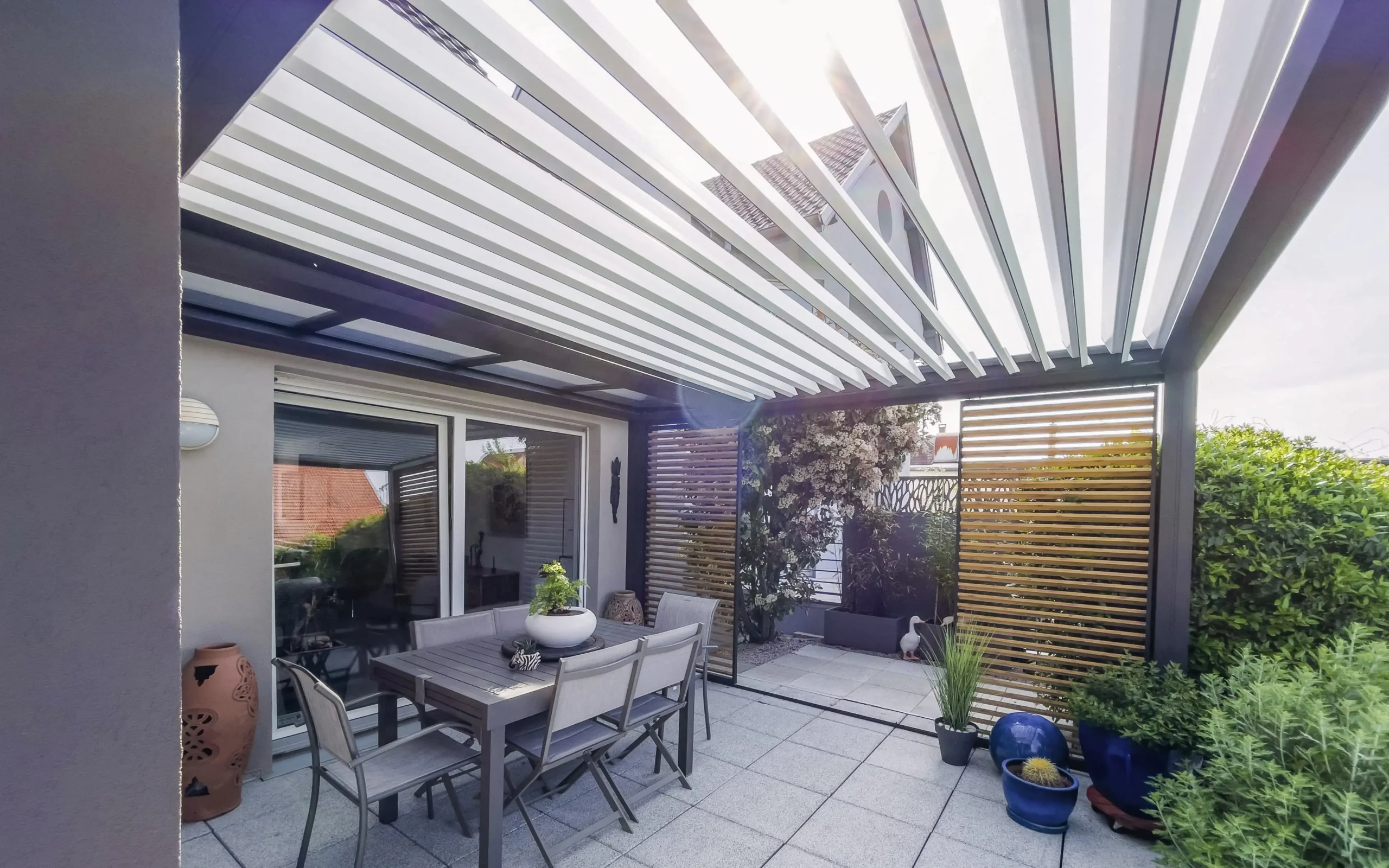 Pergola aluminium pour couvrir une terrasse