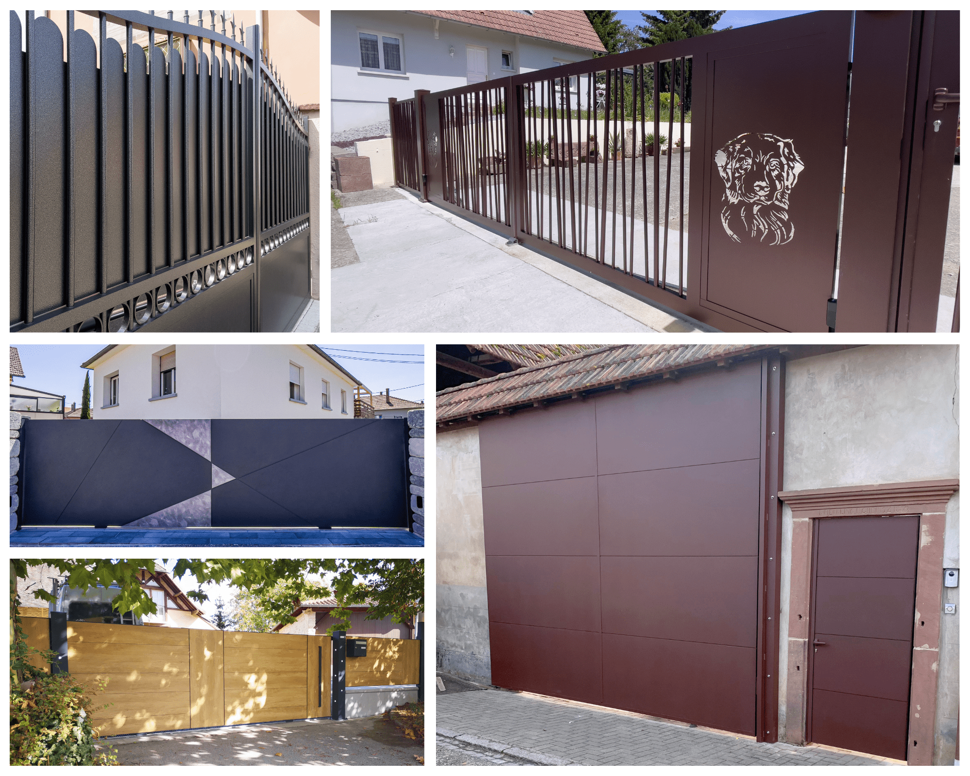 Portails en aluminium sur mesure