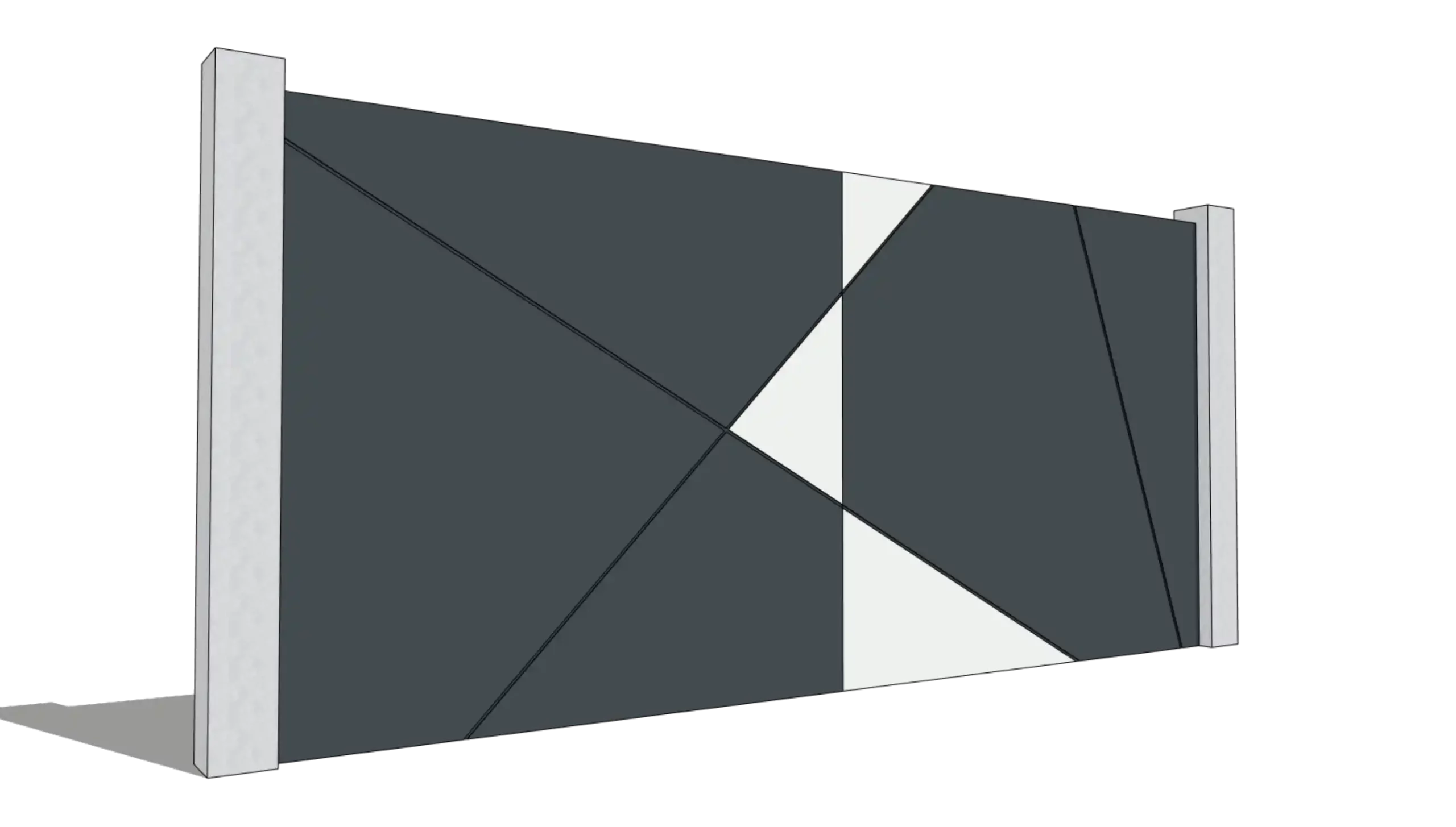 Portail alu Modèle SELECT PRISM 1