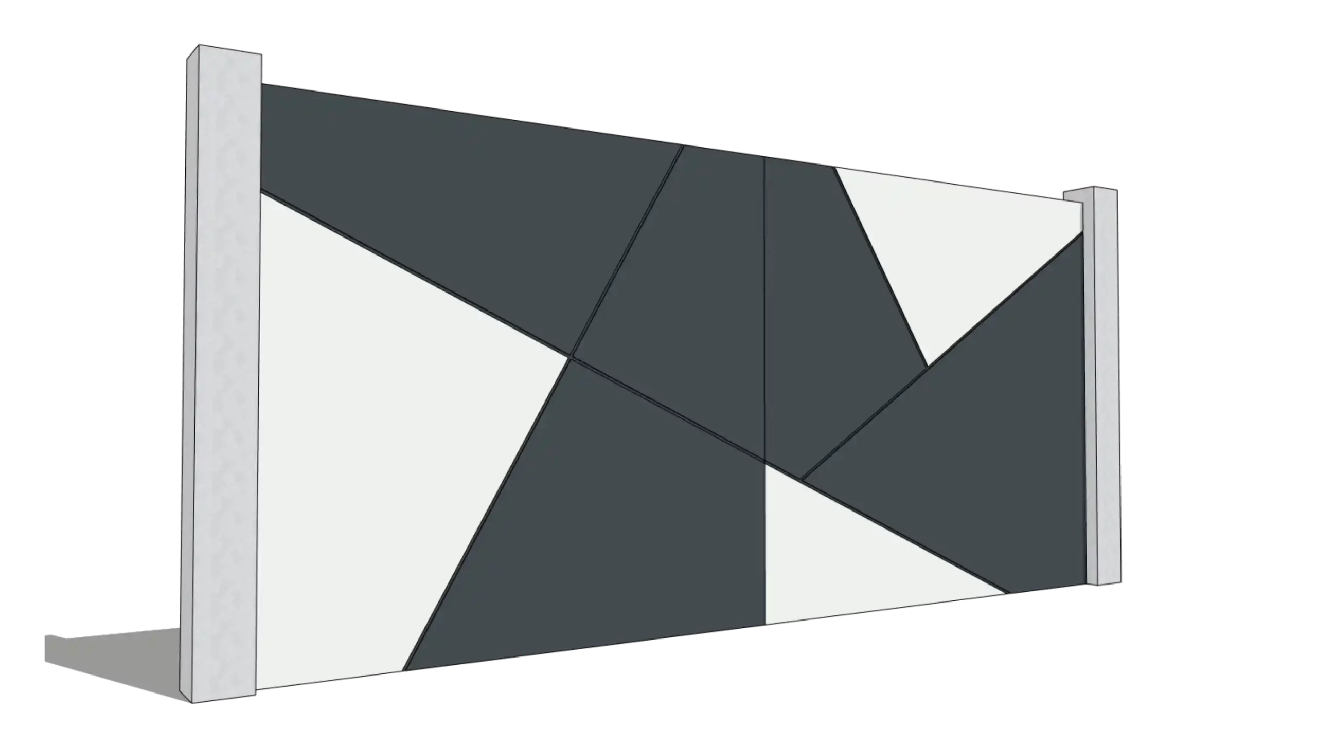 Portail alu Modèle SELECT PRISM 2